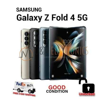 Pre-Owned Samsung Galaxy Z Fold 4 5G SM-F936U1 512GB Green (Us Model) - Factory Unlocked Cell Phone - Very (Refurbished: Good)