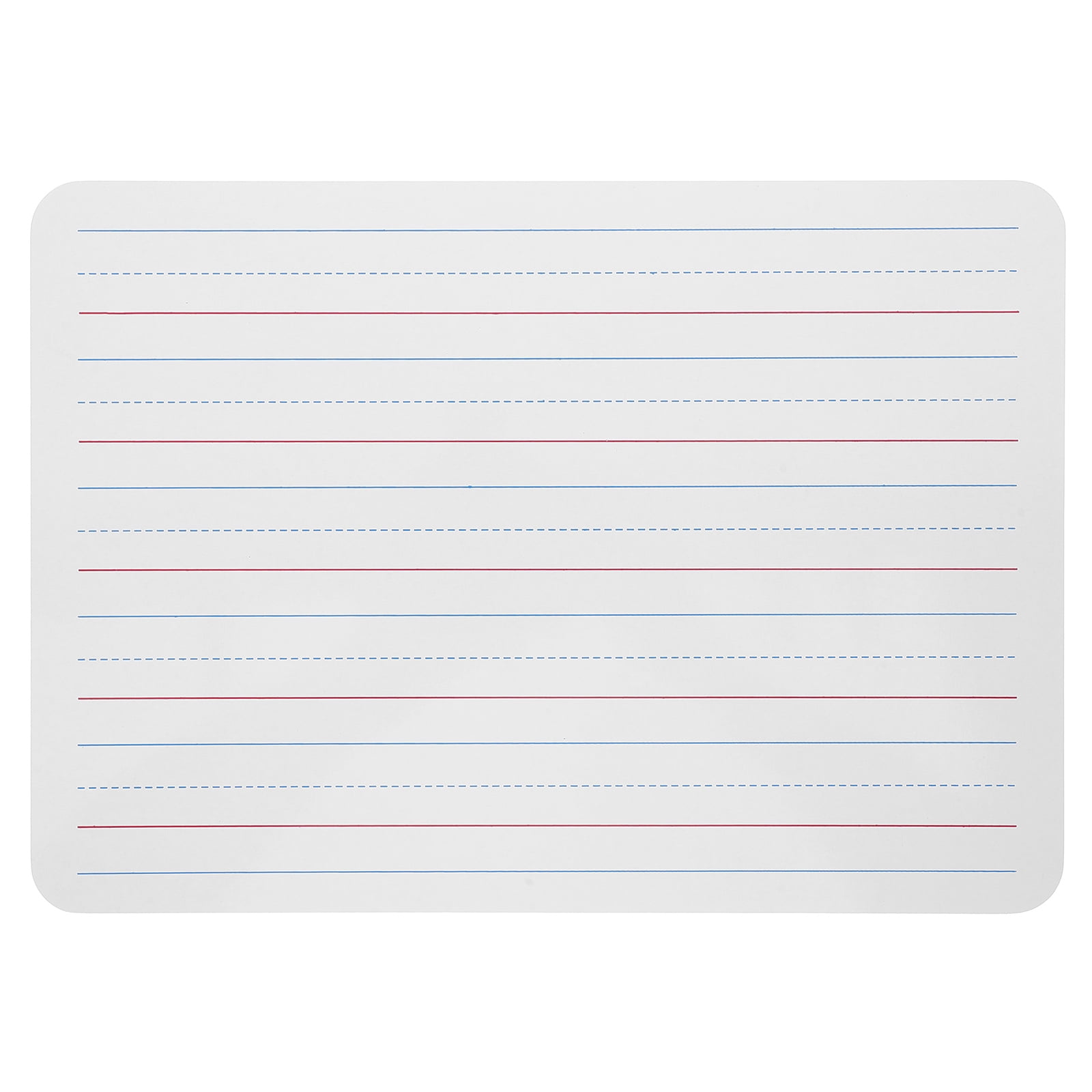 Small Dry Erase Board with Lines for Kids Double-Sided Whiteboard for Learning Handheld Writing Board for Classroom and Office Dry Erase Whiteboard for Students and Teachers