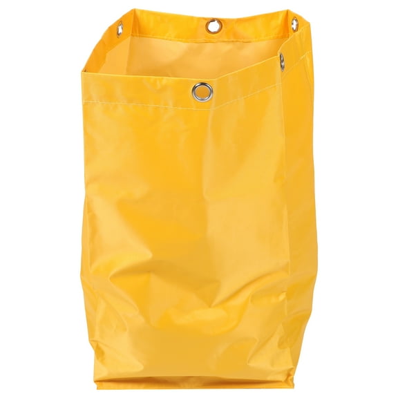 FOLOYORI Housekeeping Trolley Bag Canvas Yellow For Hotels 1Pack 27.2X15.7X11In