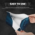 thumbnail image 5 of Lsque Lonely Night Wolf Printed Long Tissue Box Cover Holder, Facial Paper Organizer Dispenser,Triangle with Bottom Belt, PVC Leather Decorative Organizer, 5 of 9