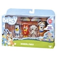thumbnail image 5 of Bluey School  Figure 4-Pack, with Calypso, Bluey, Chloe, Rusty Ages 3+, Toddler Toy, 5 of 9