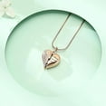 thumbnail image 6 of Angel Wing Cremation Urn Necklace for Ashes Openable Heart Loved Ones Keepsake Necklace Memorial Urn Pendant for Women Men, 6 of 7