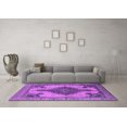 thumbnail image 3 of Ahgly Company Indoor Round Oriental Pink Industrial Area Rugs, 8' Round, 3 of 4