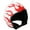 Red flame, variant on CHICIRIS Chicken Helmet Funny Safety Birds Chicken Hat Headgear for Bird Parakeet Accessories,Chicken Safety Helmet,Funny Chicken Helmet