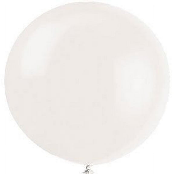 72" White Latex Balloon