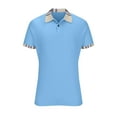 thumbnail image 5 of ZVNAΖH Polo Shirts for Men,Men Shirts Casual Short Sleeve Turn Down Collar Buttons Tops, 5 of 5