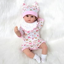 JRLCGYP 16-Inch Realistic Reborn Baby Doll Girl -Realistic Newborn Soft Vinyl Baby Dolls with Toy, Lifelike Doll Gift Set for Kids 3 