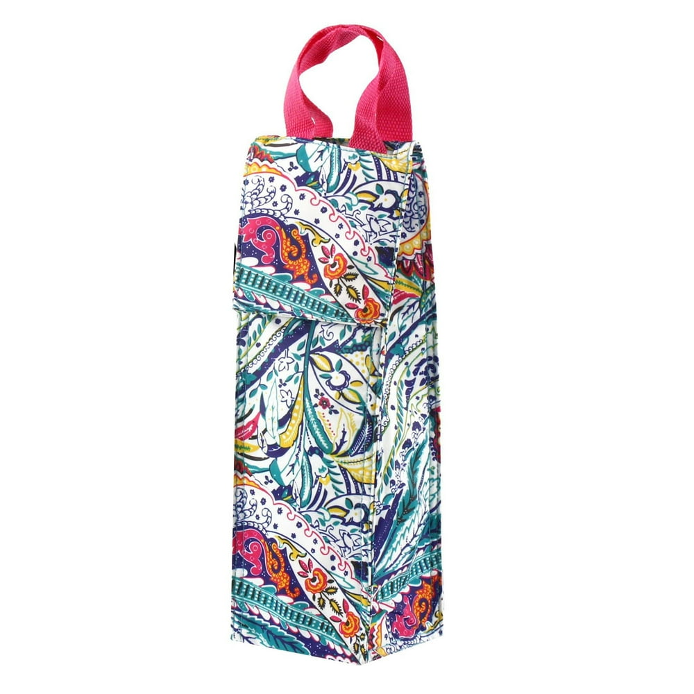 Wine Carrier Tote Bag by Zodaca Thermal Insulated Lightweight Wine