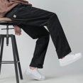 thumbnail image 3 of Pantalons pour Hommes Fins Amples Droits Sports Décontractés Simples Polyvalents, 3 of 10