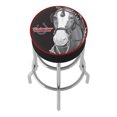 thumbnail image 3 of Trademark Gameroom Budweiser Clydesdale Black Bar Stool with Padded Seat, 3 of 5