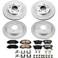 thumbnail image 2 of PowerStop Front and Rear Geomet Coated Brake Rotor and Pad Kit Fits: HONDA Select Models CRK706, 2 of 5