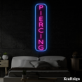 thumbnail image 2 of Craftnamesign Piercing Neon Sign, Piercing Studio Sign, Piercing LED Sign, 2 of 4