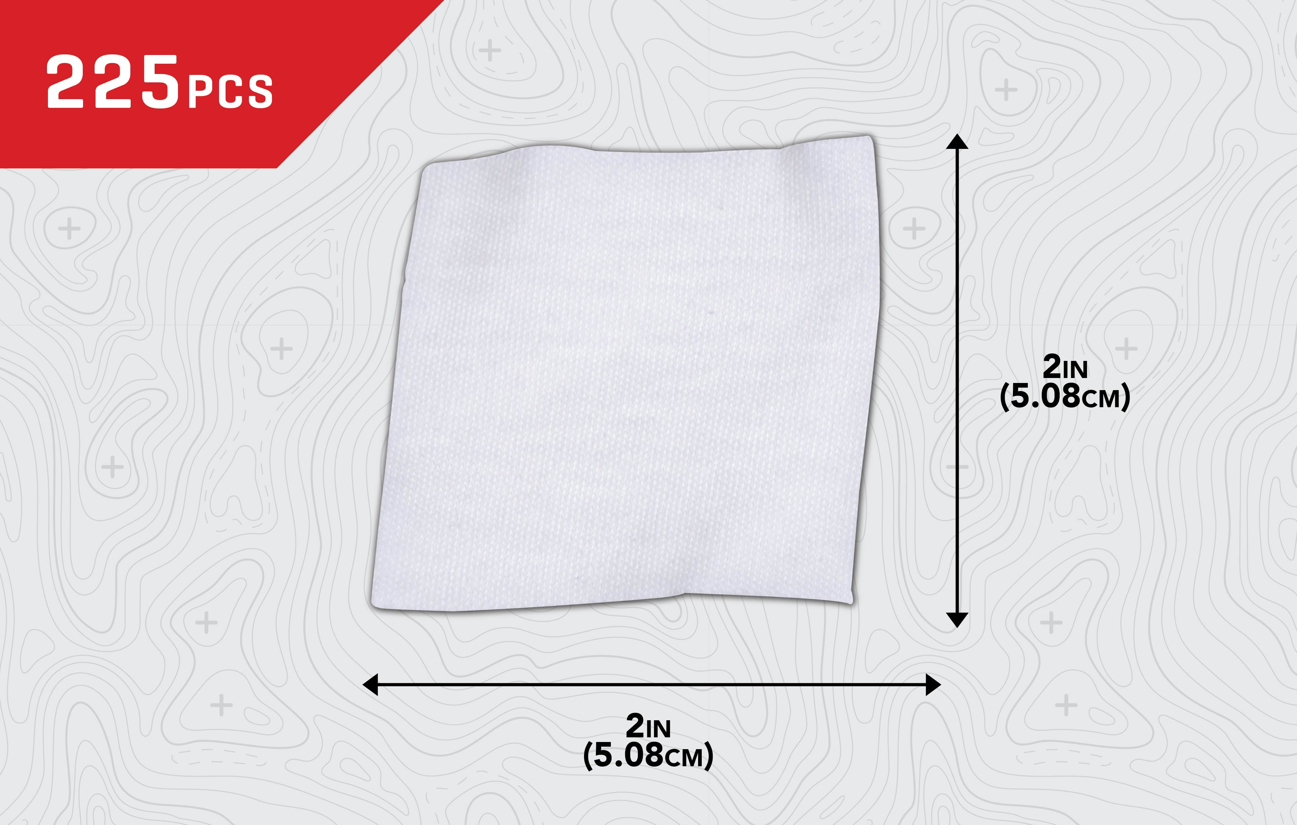 (2 pack) Allen Company 2" Firearm and Handgun Cleaning Patches, .30-.45 ACP Cal, 225-Pack, White, Cotton, n/a