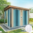 thumbnail image 6 of Outdoor Curtains for Patio Waterproof, Turquoise Yellow Ombre Outdoor Privacy Panels Grommet, Farmhouse Modern Gradient Art Blackout Outside Curtains for Porch/Cabana 54"x108", 2 Panels, 6 of 8