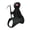 Black, variant on Halloween Pet Costume Funny 3D Riding Outfit with Prop Adjustable Dress‑up Clothes for Small Medium Dogs Cats Holiday Cosplay Party Apparel