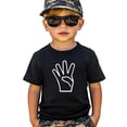 thumbnail image 3 of Four Hand 4th Birthday Shirt for Boys and Girls Unisex Age 4 T-Shirt for Kids Black Shirt 5-6, 3 of 5