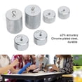thumbnail image 3 of Lab Weights, Steel Lab Weight Set Portable Professional 6Pcs with Storage Box for Classroom, 3 of 7