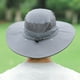 thumbnail image 5 of Sombrero para el sol Yuarrent para hombre Circunferencia de la capucha ajustable Rosa, 5 of 6