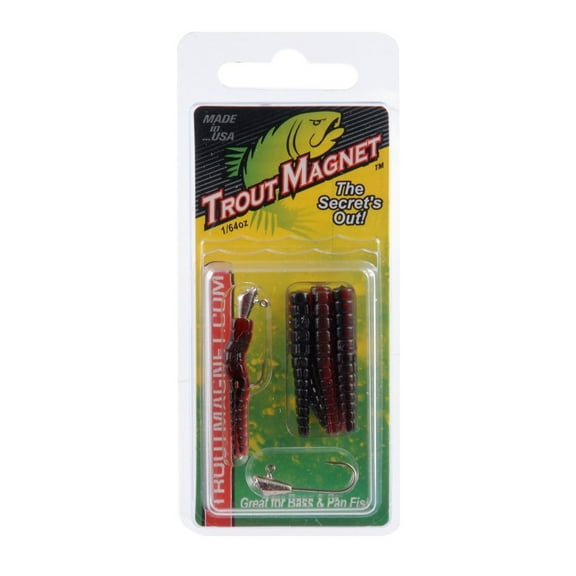 Leland Lures Trout Magnet Fishing Lures for Trout with Hooks, 9 Count