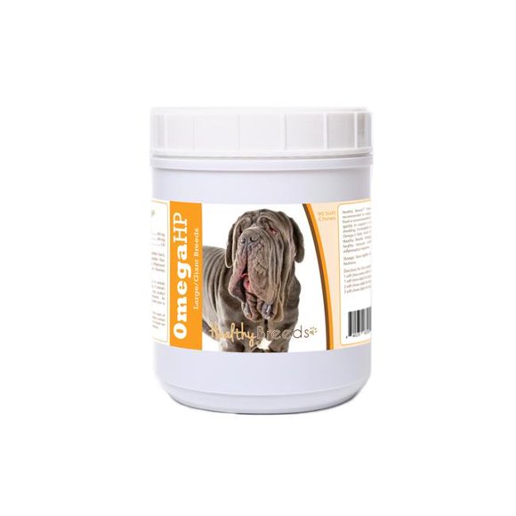 Healthy Breeds 840235187264 Neapolitan Mastiff Omega HP Fatty Acid Skin & Coat Support Soft Chews