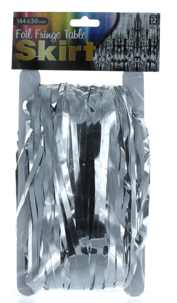 fringe table skirt walmart
