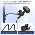 thumbnail image 2 of Brazo de peluquería canina con soporte para secador de pelo ajustable de 94 cm, 2 of 7