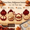 thumbnail image 4 of Halloween Mini Pie Mold for Halloween Mini Pies Tarts Pastries and Desserts, Reusable Holiday Baking Tool for DIY Treat Making and Kitchen Decoration,Pumpkin, 4 of 6