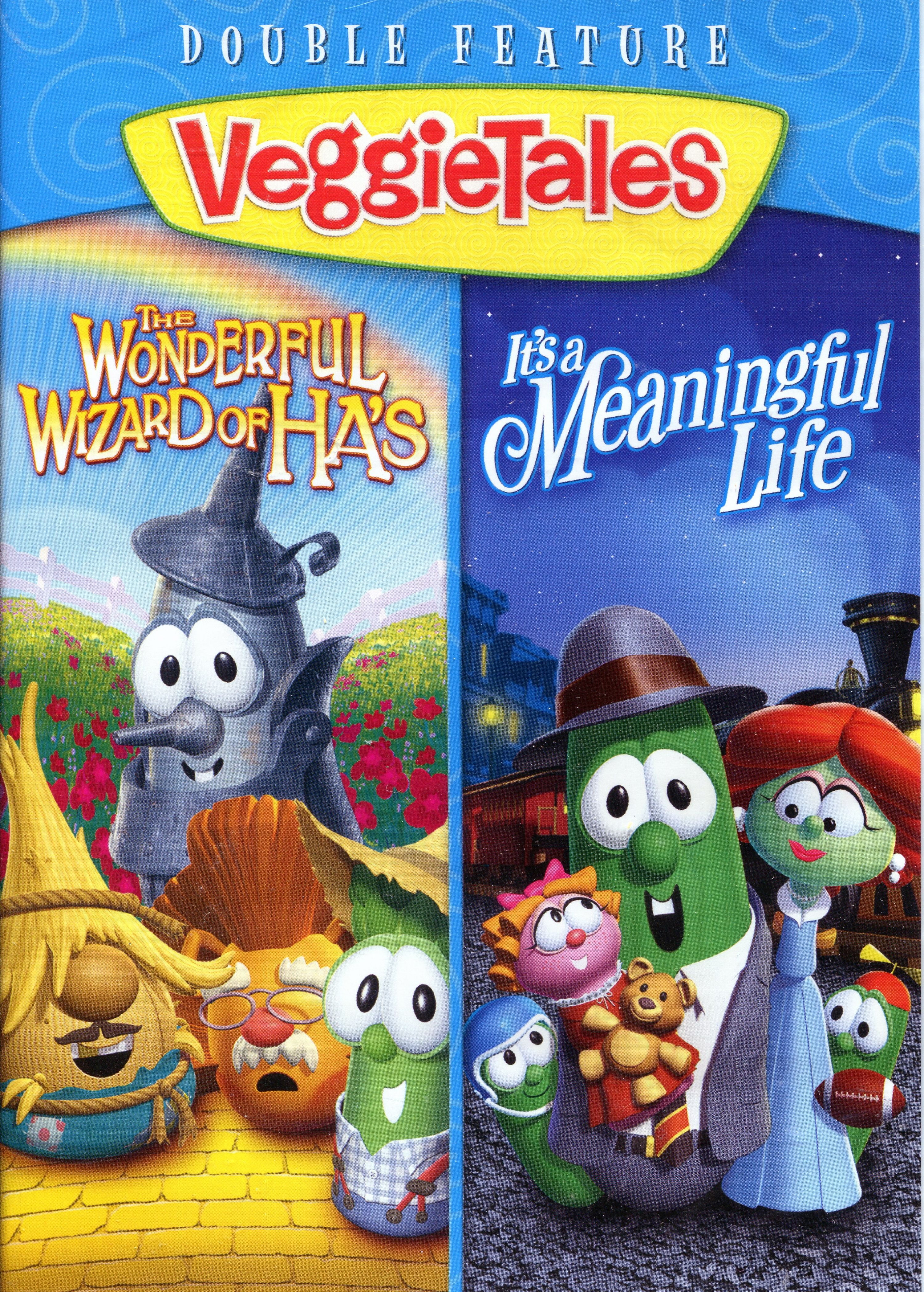 veggie tales double feature the wonderful wizard of ha's