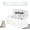 Clear, variant on Trash Bags Compatible with Popur X5 Litter Box - with Elastic Band, Thickened Design for Popur X5 Self-Cleaning  Litter Box/ Trash Bags (50 Pcs)