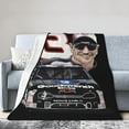 thumbnail image 2 of Ultra Soft Throw Blanket Dale Shirt Number 3 Earnhardt Flannel Light Weight Warm Blanket for Living Room/Bedroom 80""X60"", 2 of 6