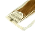 thumbnail image 3 of SHCKE 20/22 Inch Wrap Around Ponytail Extension Curly Straight Clip In Hair Extension Synthetic Hairpieces for Women Ginger Brown Mix Bleach Blonde, 3 of 4