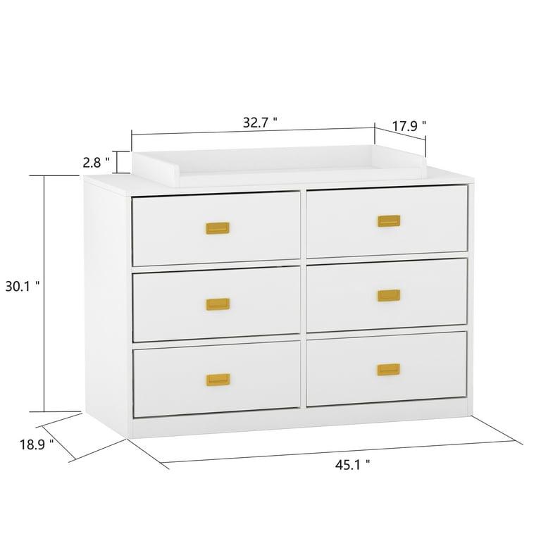 Benbrook changing dresser top