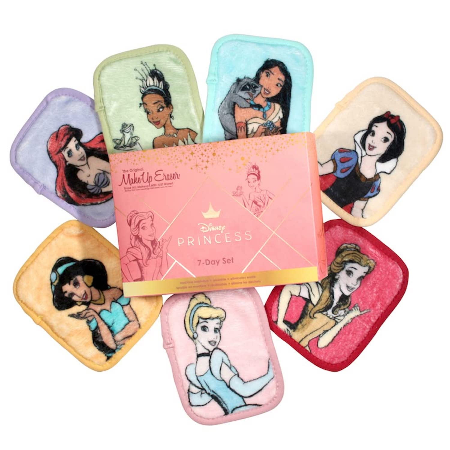 MakeUp Eraser Disney Princess 7 Day Set (Limited Edition, Pack of 7 