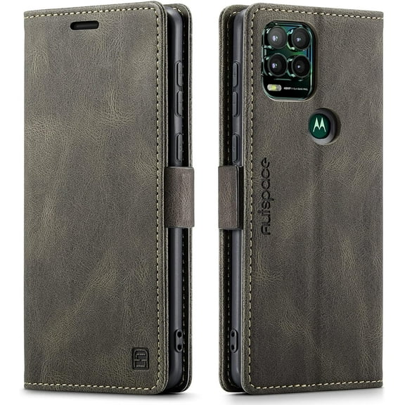 Case for Moto G Stylus 5G 2021,PU Leather Folio Flip Wallet Case with Card Holster Stand Kickstand Magnetic Closure Shockproof Phone Cover for Motorola Moto G Stylus 5G 2021 (Coffee)