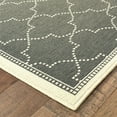 thumbnail image 3 of Oriental Weavers Marina Indoor/Outdoor Rug - 6025L - 8'6" x 13' - in Grey/ Ivory - Moroccan Style, Water, Stain and Fade Resistant, Hose Clean, Patio, Outdoor Living Area Rug, 3 of 3
