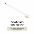 thumbnail image 2 of Achim Fantasia 7/16" Cafe Rod, 3/4" Projection 28-48", White, 2 of 5