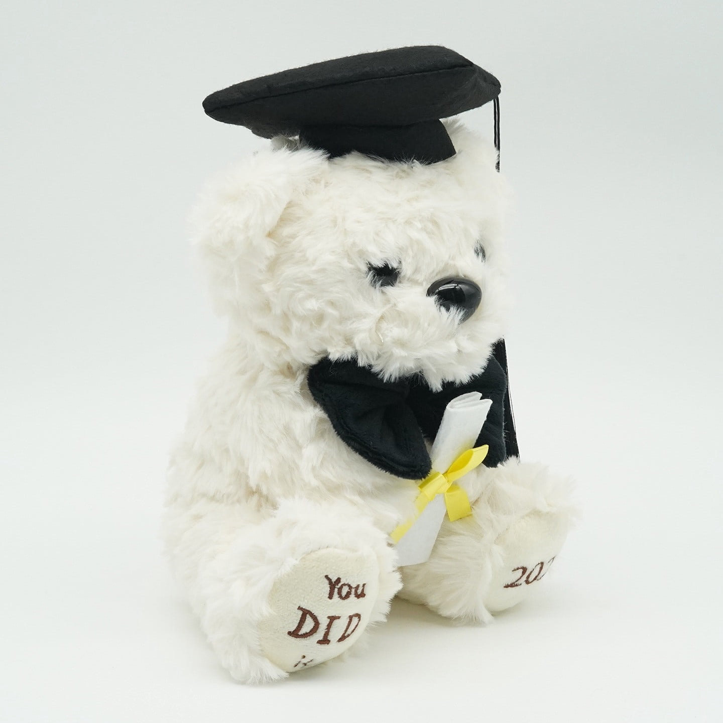 Aurorax Graduation Bear Graduation Plush 2026 Doctoral Cap You Did It Soft Stuffed Graduation Party Decorations