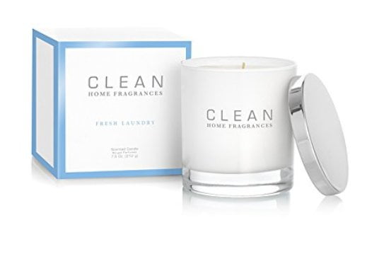 CLEAN Home Fragrances Candle, Fresh Laundry, 7.5 oz