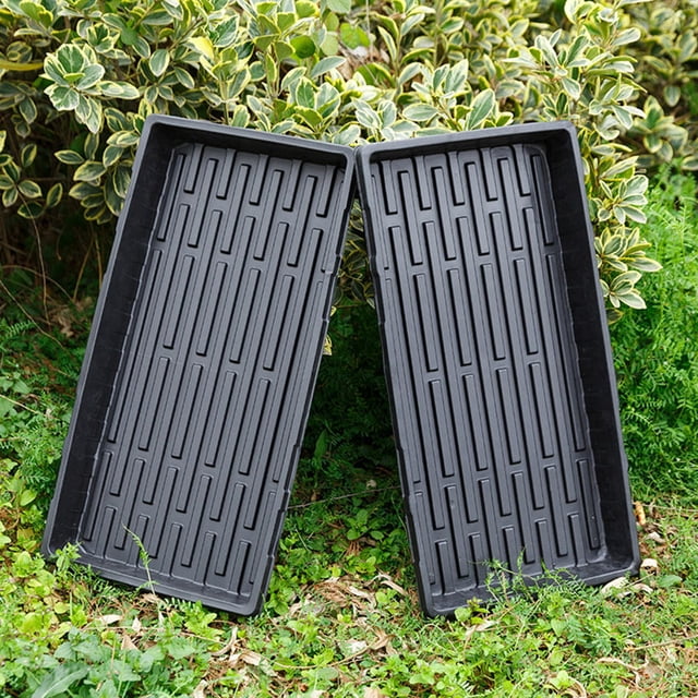 unbranded 3Ud Bandejas Para Plantas Uso En Vivero Y Jardinería Color Negro