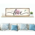 thumbnail image 4 of The Secret Ingredient Is Always Love | Wooden Contemporary Sign | Living Room Decor | Farmhouse Decor | Inspirational Wall Art - 310316, 4 of 8