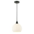thumbnail image 6 of Innovations Lighting - White Venetian - 1 Light Cord Hung Mini Pendant In Modern, 6 of 7