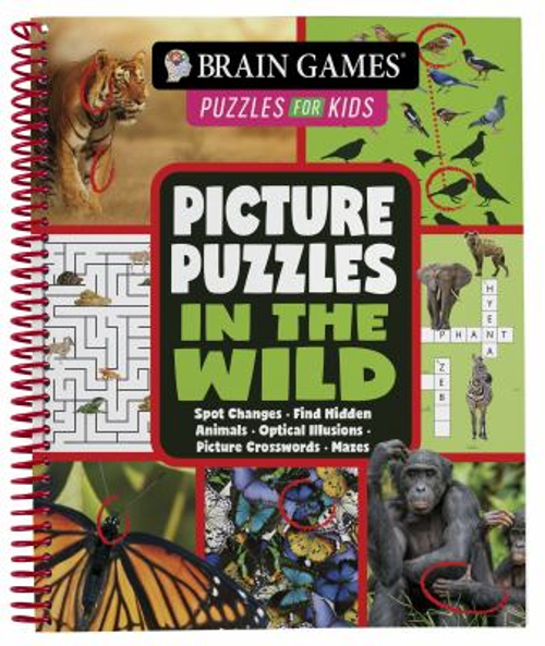 Pre-Owned Brain Games Puzzles for Kids - Picture Puzzles in the Wild ...