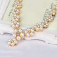 thumbnail image 2 of Fashion Necklace Pearl Set Bridal Accessories Pearl Necklace Earring Set, 2 of 4