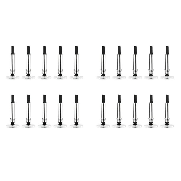 20 Piezas Universal Stylus Pen Disco Transparente Pantalla Capacitiva LáPiz TáCtil Punta de Repuesto Dibujo Escritura Nib Cabezal de LáPiz