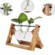 thumbnail image 2 of Hydroponics Vase Hanging Vase - Decorative Wood Holder, 2 of 5