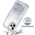 thumbnail image 4 of For iPhone 13 /12/11/Pro Pro Max  Shockproof Liquid Glitter Bling Case, 4 of 13