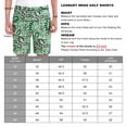 thumbnail image 6 of Mens Golf Shorts Stretch Bermuda Quick Dry Elastic Waist Relaxed Fit Shorts with Pockets, 6 of 6