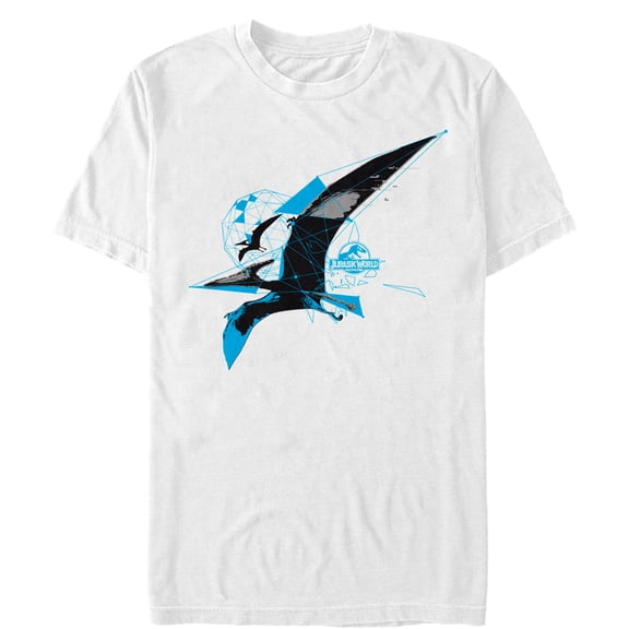 Men's Jurassic World Soaring Pteranodon Graphic Tee White 2X Large