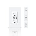 thumbnail image 1 of TOPELER Prises Murales USB-C, Prise d'Alimentation de Charge 6,0 A avec 3 Ports USB, Prise Double 20 A Résistante à l'Altération,, 1 of 7