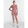 thumbnail image 3 of Athletic Works Women's ButterCore Wrap Top with Built In Bra, Sizes XS-XXXL, 3 of 7